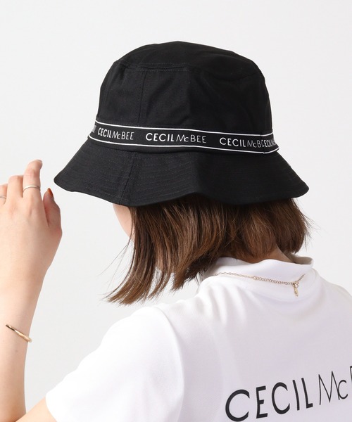 CECIL McBEE（セシルマクビー）の「CECIL McBEE greenロゴライン　バケットハット（ハット・レディース・ブラック/ベージュ・FREE）」の11枚目の写真