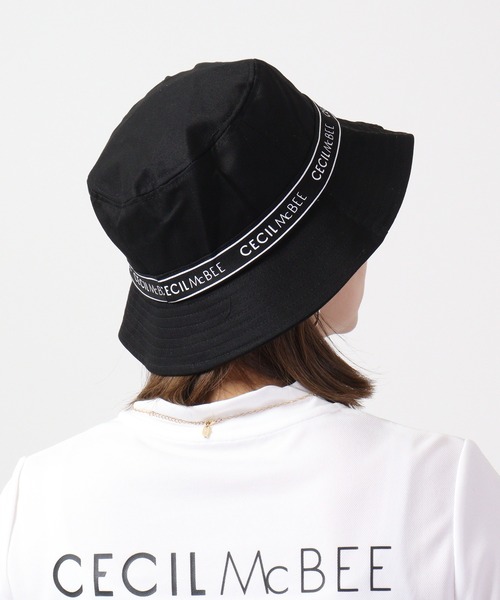 CECIL McBEE（セシルマクビー）の「CECIL McBEE greenロゴライン　バケットハット（ハット・レディース・ブラック/ベージュ・FREE）」の10枚目の写真