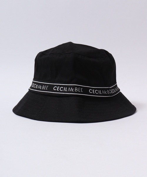 CECIL McBEE（セシルマクビー）の「CECIL McBEE greenロゴライン　バケットハット（ハット・レディース・ブラック/ベージュ・FREE）」の5枚目の写真