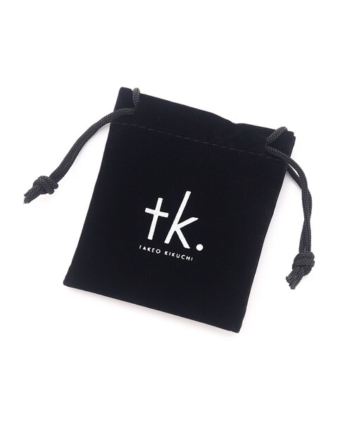 tk.TAKEO KIKUCHI（ティーケータケオキクチ）の「◆フープピアス（ピアス（両耳用）・メンズ・シルバー/ブラック・00）」の11枚目の写真