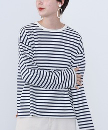 BEAMS HEART / ユルボーダー Tシャツ