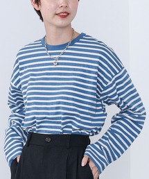 BEAMS HEART / ユルボーダー Tシャツ