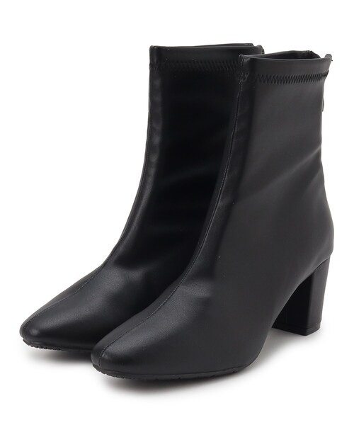 SHOO・LA・RUE（シューラルー）の「◆やわらかく履きやすい 高見え ストレッチブーツ（ブーツ・レディース・サンドベージュ/ブラック/ナチュラル・25/45/35）」の2枚目の写真