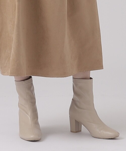 SHOO・LA・RUE（シューラルー）の「◆やわらかく履きやすい 高見え ストレッチブーツ（ブーツ・レディース・サンドベージュ/ブラック/ナチュラル・25/45/35）」の19枚目の写真