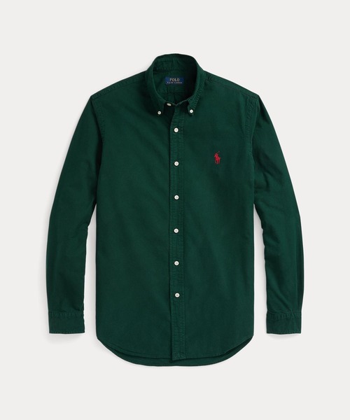 POLO RALPH LAUREN(ポロ ラルフ ローレン)の「クラシック フィット ガーメントダイド オックスフォード シャツ(シャツ/ブラウス・メンズ・グリーン・L/M/S/XL/XS/XXL)」の2枚目の写真