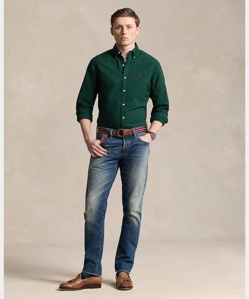 POLO RALPH LAUREN(ポロ ラルフ ローレン)の「クラシック フィット ガーメントダイド オックスフォード シャツ(シャツ/ブラウス・メンズ・グリーン・L/M/S/XL/XS/XXL)」の3枚目の写真