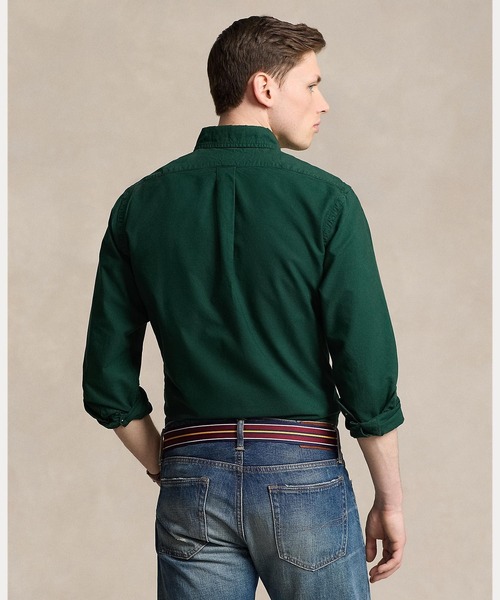 POLO RALPH LAUREN(ポロ ラルフ ローレン)の「クラシック フィット ガーメントダイド オックスフォード シャツ(シャツ/ブラウス・メンズ・グリーン・L/M/S/XL/XS/XXL)」の4枚目の写真