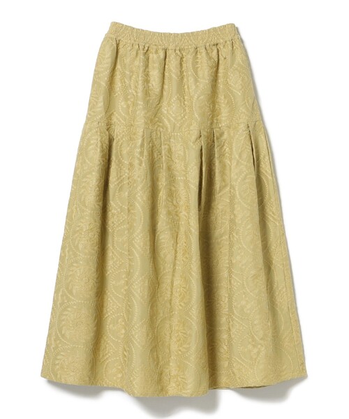 BEAMS HEART（ビームスハート）の「総刺繍 タック フレアスカート（スカート・レディース・ブラック系その他4/ホワイト系その他5/グリーン系その他/ブラウン/イエロー・FREE）」の22枚目の写真