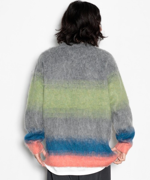 AMERICAN RAG CIE(アメリカンラグシー)の「シャギーグラデーションニットプルオーバー(ニット/セーター・メンズ・ブラウン/グリーン/レッド・L/M)」の20枚目の写真