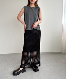 apres jour mignon | メッシュナロースカート【ZOZOTOWN限定アイテム】(スカート)