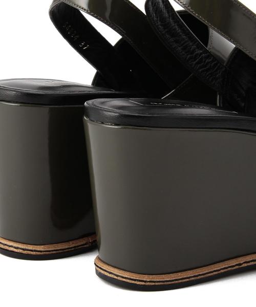 ODETTE E ODILE（オデットエオディール）の「OIT ボリューミーWEG SD85（サンダル・レディース・オリーブ/ネイビー・36/35/37）」の9枚目の写真