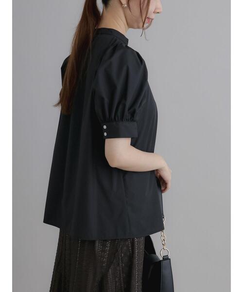 Te chichi(テチチ)の「フロント多ボタンブラウス(シャツ/ブラウス・レディース・ブラック/オフホワイト・F)」の6枚目の写真