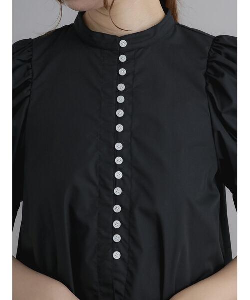 Te chichi(テチチ)の「フロント多ボタンブラウス(シャツ/ブラウス・レディース・ブラック/オフホワイト・F)」の8枚目の写真