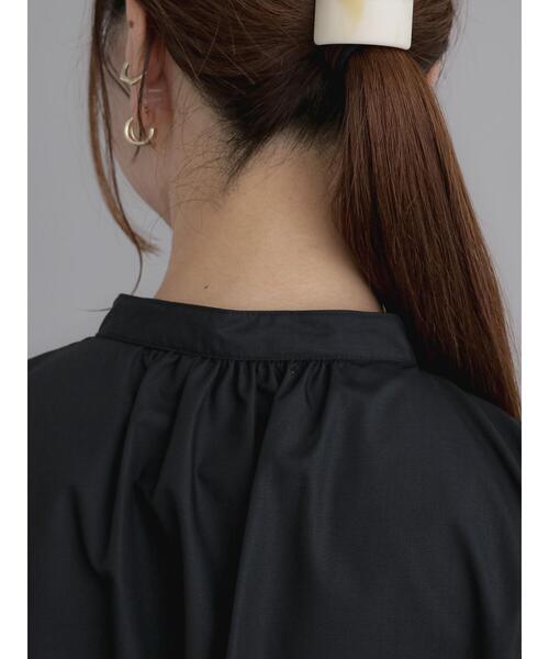 Te chichi(テチチ)の「フロント多ボタンブラウス(シャツ/ブラウス・レディース・ブラック/オフホワイト・F)」の10枚目の写真