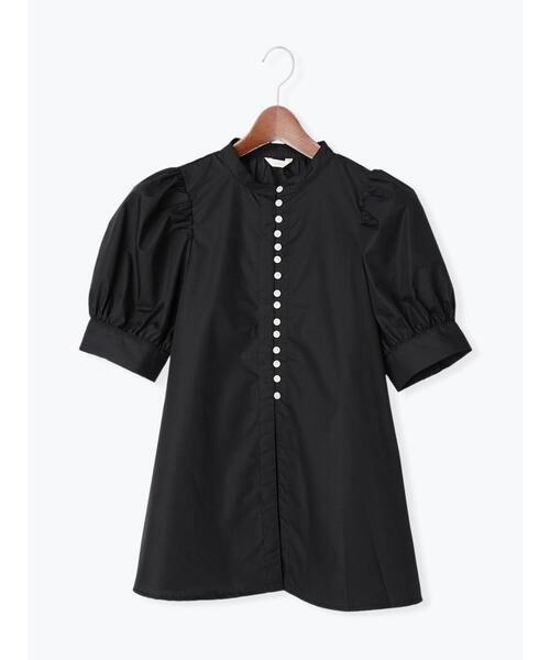 Te chichi(テチチ)の「フロント多ボタンブラウス(シャツ/ブラウス・レディース・ブラック/オフホワイト・F)」の12枚目の写真