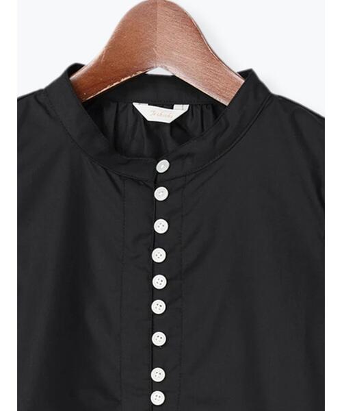 Te chichi(テチチ)の「フロント多ボタンブラウス(シャツ/ブラウス・レディース・ブラック/オフホワイト・F)」の14枚目の写真