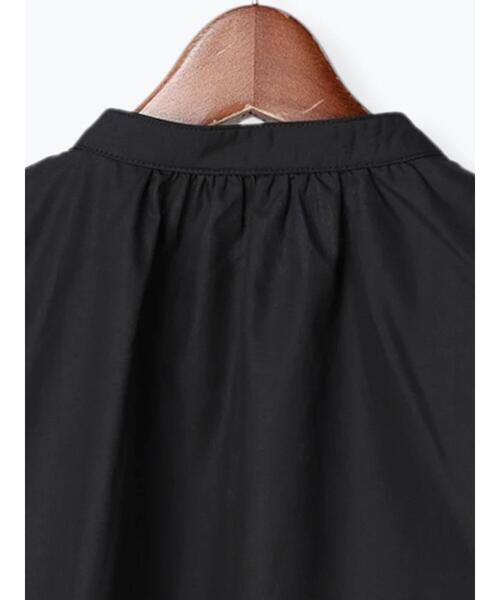 Te chichi(テチチ)の「フロント多ボタンブラウス(シャツ/ブラウス・レディース・ブラック/オフホワイト・F)」の17枚目の写真