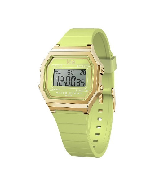 ICE WATCH（アイスウォッチ）の「「Ice-Watch アイスウォッチ」ICE digit retro アイスデジット　レトロ（デジタル腕時計・レディース・オレンジ/ライム/ベビーピンク/イエロー/ライトグリーン/スモークピンク/エメラルドブルー/ラベンダー/ホワイト/コーラル/ライトベージュ/フューシャピンク/ライトオリーブ/ライトブルー・32mm）」の19枚目の写真