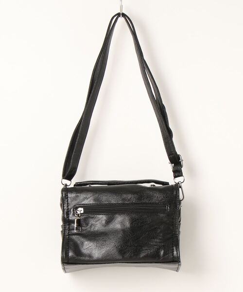 Q（キュー）の「ミニボストンバッグ（ボストンバッグ・レディース・バーガンディー/ブラック・ONE SIZE）」の3枚目の写真