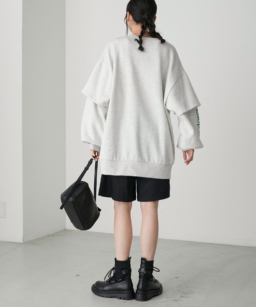 forksy.（フォルクシー）の「【forksy.】タンクソールレースアップソックスブーツ（ブーツ・レディース・ブラック/アイボリー/ブラウン・M/L/S/LL）」の17枚目の写真