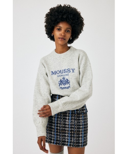 MOUSSY（マウジー）の「JACQUARD MOUSSY KNIT TOP / ジャガード