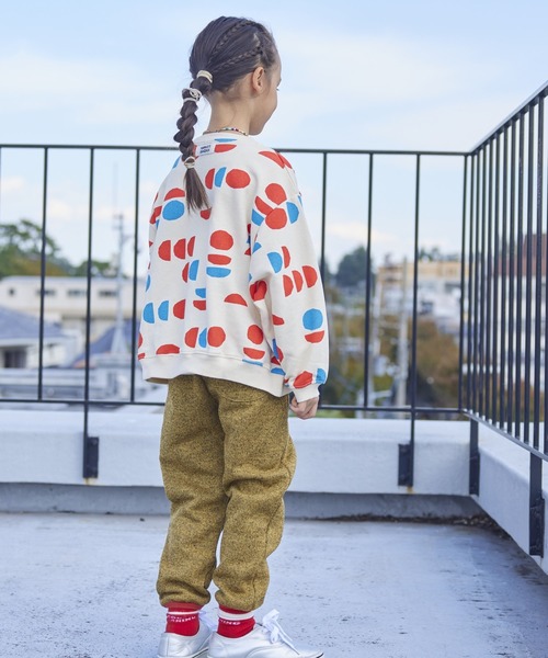 HOGAN RANCH WEAR（ホーガンランチウエア）の「ソウガラトレーナー（80～130cm）（スウェット・キッズ・イエロー/ネイビー/ブラック/グリーン/オフホワイト/グレー・80/90/95/100/110/120/130）」の12枚目の写真