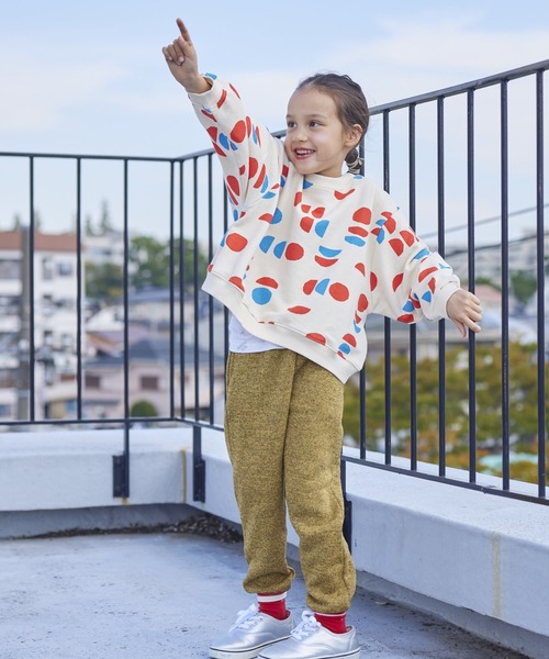 HOGAN RANCH WEAR（ホーガンランチウエア）の「ソウガラトレーナー（80～130cm）（スウェット・キッズ・イエロー/ネイビー/ブラック/グリーン/オフホワイト/グレー・80/90/95/100/110/120/130）」の10枚目の写真