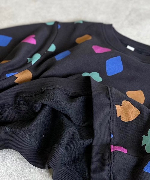 HOGAN RANCH WEAR（ホーガンランチウエア）の「ソウガラトレーナー（80～130cm）（スウェット・キッズ・イエロー/ネイビー/ブラック/グリーン/オフホワイト/グレー・80/90/95/100/110/120/130）」の16枚目の写真