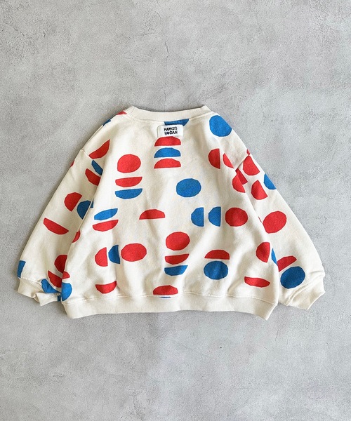 HOGAN RANCH WEAR（ホーガンランチウエア）の「ソウガラトレーナー（80～130cm）（スウェット・キッズ・イエロー/ネイビー/ブラック/グリーン/オフホワイト/グレー・80/90/95/100/110/120/130）」の9枚目の写真