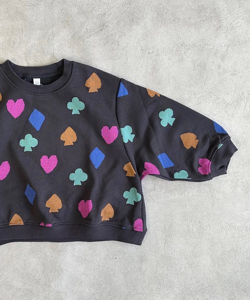 HOGAN RANCH WEAR（ホーガンランチウエア）の「ソウガラトレーナー（80～130cm）（スウェット・キッズ・イエロー/ネイビー/ブラック/グリーン/オフホワイト/グレー・80/90/95/100/110/120/130）」の13枚目の写真