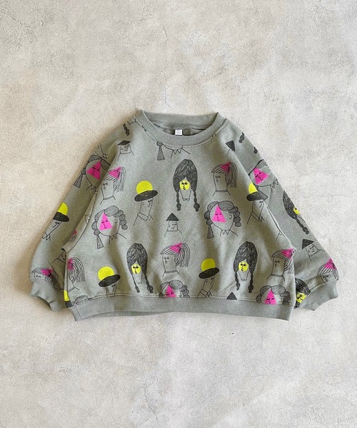 HOGAN RANCH WEAR（ホーガンランチウエア）の「ソウガラトレーナー（80～130cm）（スウェット・キッズ・イエロー/ネイビー/ブラック/グリーン/オフホワイト/グレー・80/90/95/100/110/120/130）」の21枚目の写真