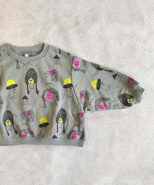 HOGAN RANCH WEAR（ホーガンランチウエア）の「ソウガラトレーナー（80～130cm）（スウェット・キッズ・イエロー/ネイビー/ブラック/グリーン/オフホワイト/グレー・80/90/95/100/110/120/130）」の20枚目の写真