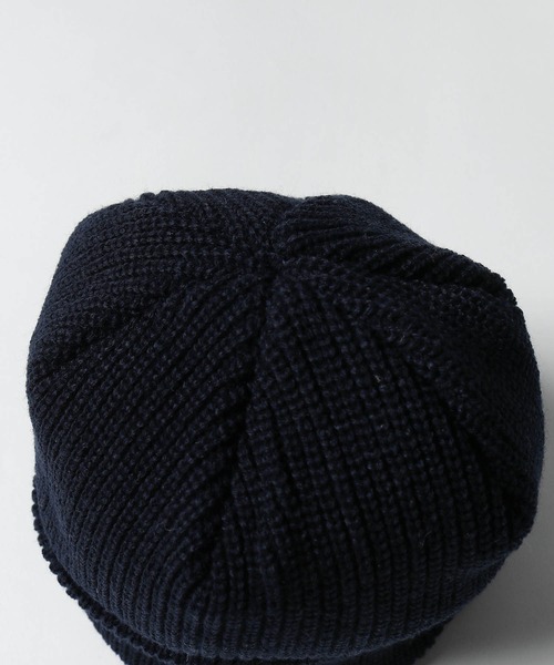 Healthknit（ヘルスニット）の「【Healthknit】 ロゴワンポイント ニットビーニー（ニットキャップ/ビーニー・レディース・ブラック/イエロー/チャコール/ネイビー/オレンジ・FREE）」の11枚目の写真