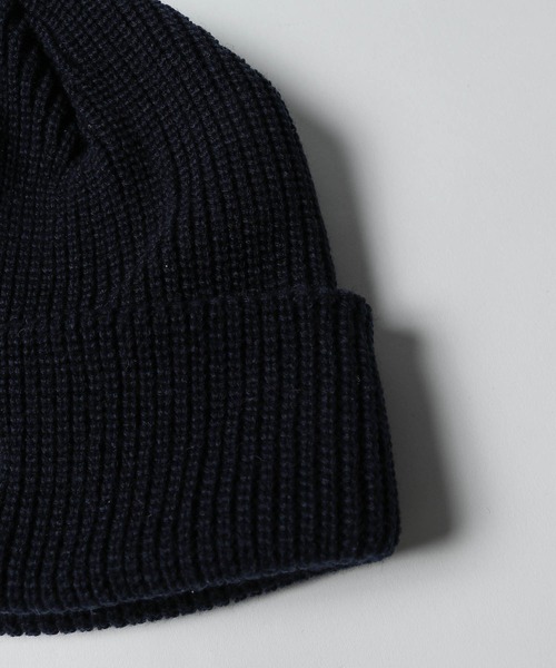 Healthknit（ヘルスニット）の「【Healthknit】 ロゴワンポイント ニットビーニー（ニットキャップ/ビーニー・レディース・ブラック/イエロー/チャコール/ネイビー/オレンジ・FREE）」の14枚目の写真