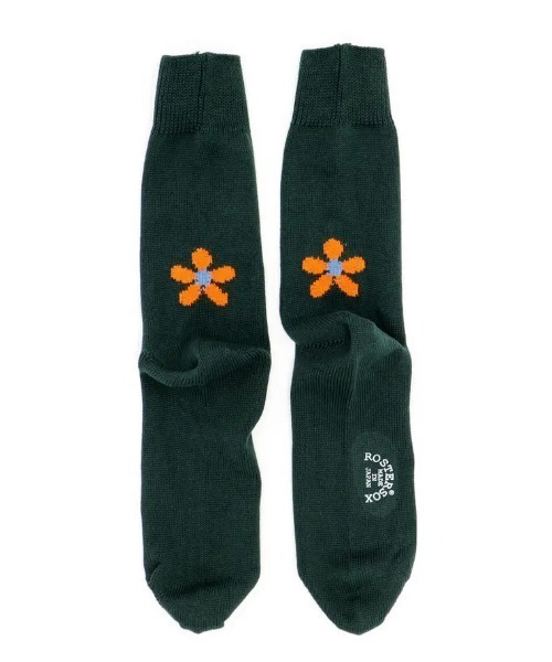 ROYAL FLASH（ロイヤルフラッシュ）の「ROSTER SOX／ロースターソックス/DE LA by X SOX（ソックス/靴下・メンズ・ネイビー/モスグリーン・1/2）」の5枚目の写真