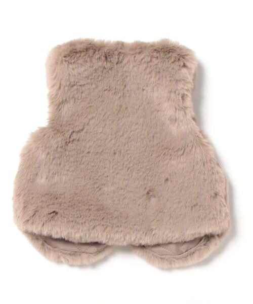 aimoha（アイモハ）の「【aimoha-KIDS-】子供服　かわいいフェイクファーベスト（ベスト・キッズ・ブラウン/ダークグレー/オフホワイト/ピンク/ベージュ・110/80/100/120/90）」の6枚目の写真