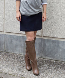 NATURAL BEAUTY BASIC | ビーバーメルトンスカート(スカート)