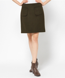 NATURAL BEAUTY BASIC | ビーバーメルトンスカート(スカート)