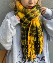 CIAOPANIC | フリンジビックチェックマフラー(マフラー)