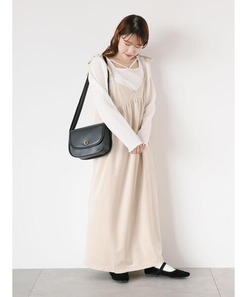 ehka sopo（エヘカソポ）の「ベロアキャミワンピース（ワンピース・レディース・キナリ/ブラック/ブルー・F）」の8枚目の写真