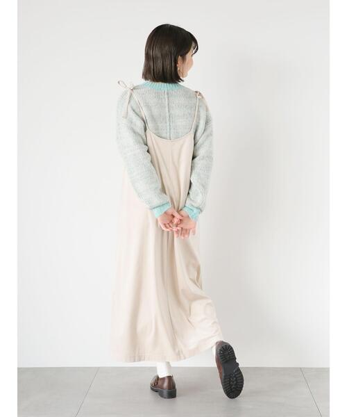 ehka sopo（エヘカソポ）の「ベロアキャミワンピース（ワンピース・レディース・キナリ/ブラック/ブルー・F）」の18枚目の写真