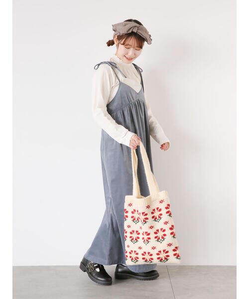 ehka sopo（エヘカソポ）の「ベロアキャミワンピース（ワンピース・レディース・キナリ/ブラック/ブルー・F）」の20枚目の写真