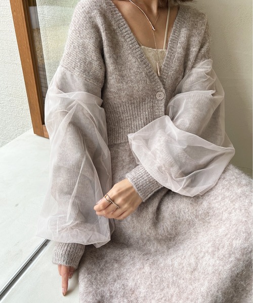 Olu.（オルドット）の「パフチュールセットアップ（セットアップ・レディース・ピンク/モカ・FREE）」の16枚目の写真