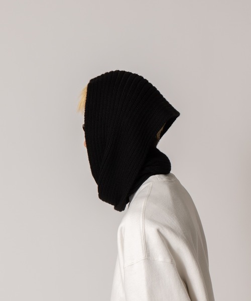 THE INOUE BROTHERS（ザイノウエブラザーズ）の「【別注】THE INOUE BROTHERS Snood Baby Alpaca TIB23-AL1121FG（ストール/ショール・メンズ・ブラック・ONE SIZE）」の14枚目の写真