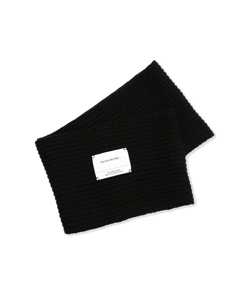 THE INOUE BROTHERS（ザイノウエブラザーズ）の「【別注】THE INOUE BROTHERS Snood Baby Alpaca TIB23-AL1121FG（ストール/ショール・メンズ・ブラック・ONE SIZE）」の7枚目の写真