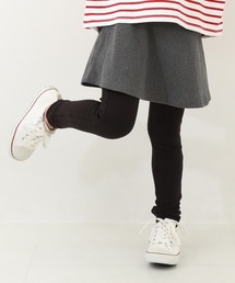 devirock | 【両側ポケット付き】ストレッチコットン 10分丈 無地スカッツ(スカート)