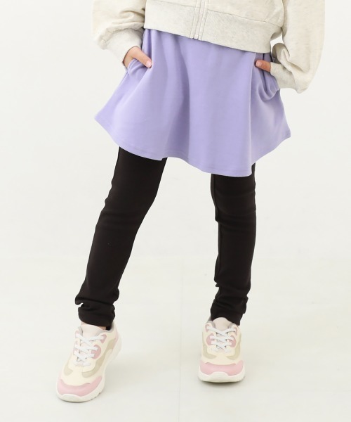 devirock（デビロック）の「【両側ポケット付き】ストレッチコットン 10分丈 無地スカッツ（スカート・キッズ・その他3/その他5/その他1/その他4/その他7/その他2/その他6/その他9/その他8/その他10/その他11/その他13/その他12・120cm/80ｃｍ/110cm/140cm/90cm/100cm/160cm/130cm/150cm）」の5枚目の写真