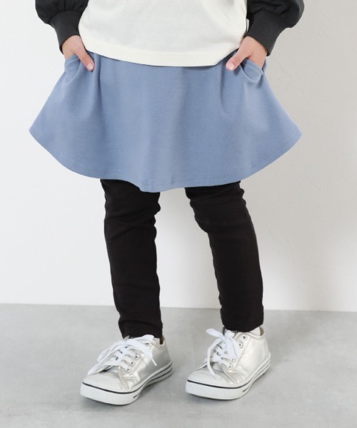 devirock（デビロック）の「【両側ポケット付き】ストレッチコットン 10分丈 無地スカッツ（スカート・キッズ・その他3/その他5/その他1/その他4/その他7/その他2/その他6/その他9/その他8/その他10/その他11/その他13/その他12・120cm/80ｃｍ/110cm/140cm/90cm/100cm/160cm/130cm/150cm）」の12枚目の写真