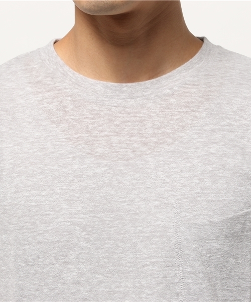 WHO'S WHO gallery（フーズフーギャラリー）の「【GIGGER】ロング丈サーマル（Tシャツ/カットソー・メンズ・ホワイト/ブラック/グレー・MEDIUM/LARGE）」の7枚目の写真