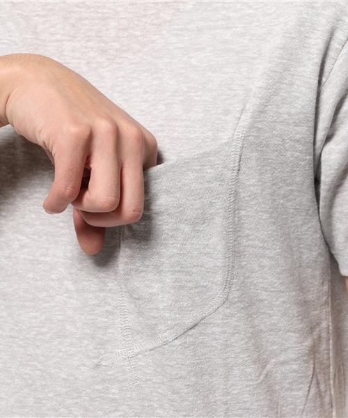 WHO'S WHO gallery（フーズフーギャラリー）の「【GIGGER】ロング丈サーマル（Tシャツ/カットソー・メンズ・ホワイト/ブラック/グレー・MEDIUM/LARGE）」の9枚目の写真